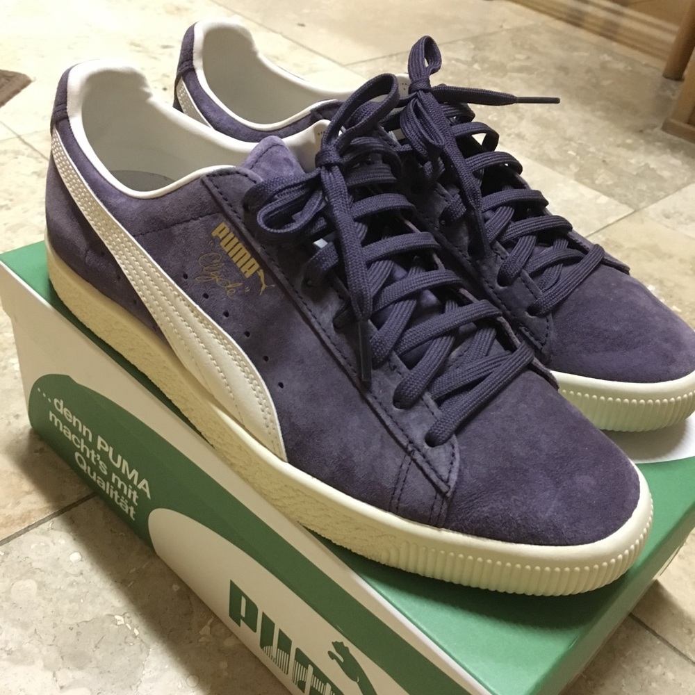 Puma suedes purple